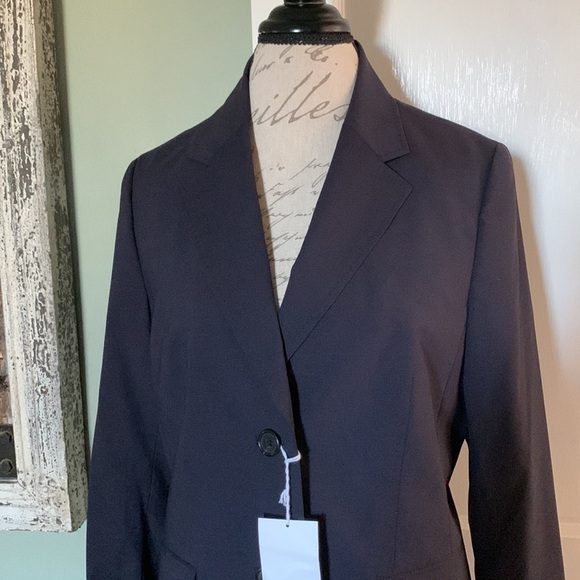 NWOT LANDS’ END Navy Blue Blazer - Picture 3 of 14